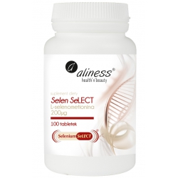 Selen Select L-selenometionina 200µg 100 tabletek